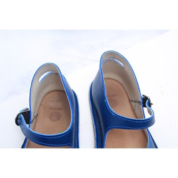 Soft Star softstar merry jane mary jane shoes CUSTOMIZED blue sz u 8 = us 8.5-9 - Picture 7 of 14